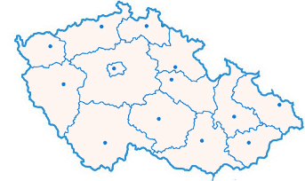 Mapa ČR